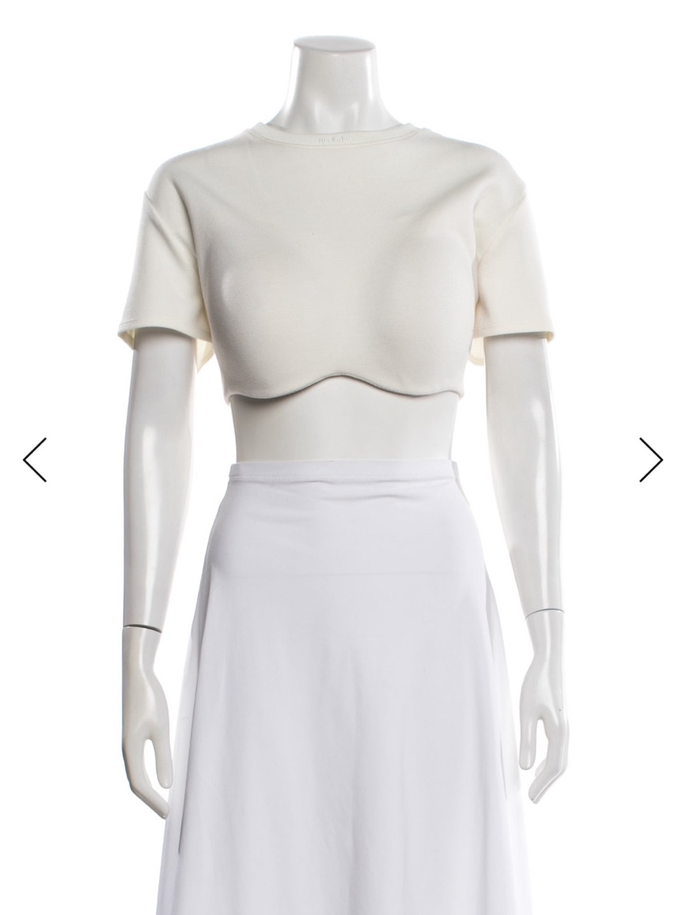 Ivy park/ adidas padded white crop top